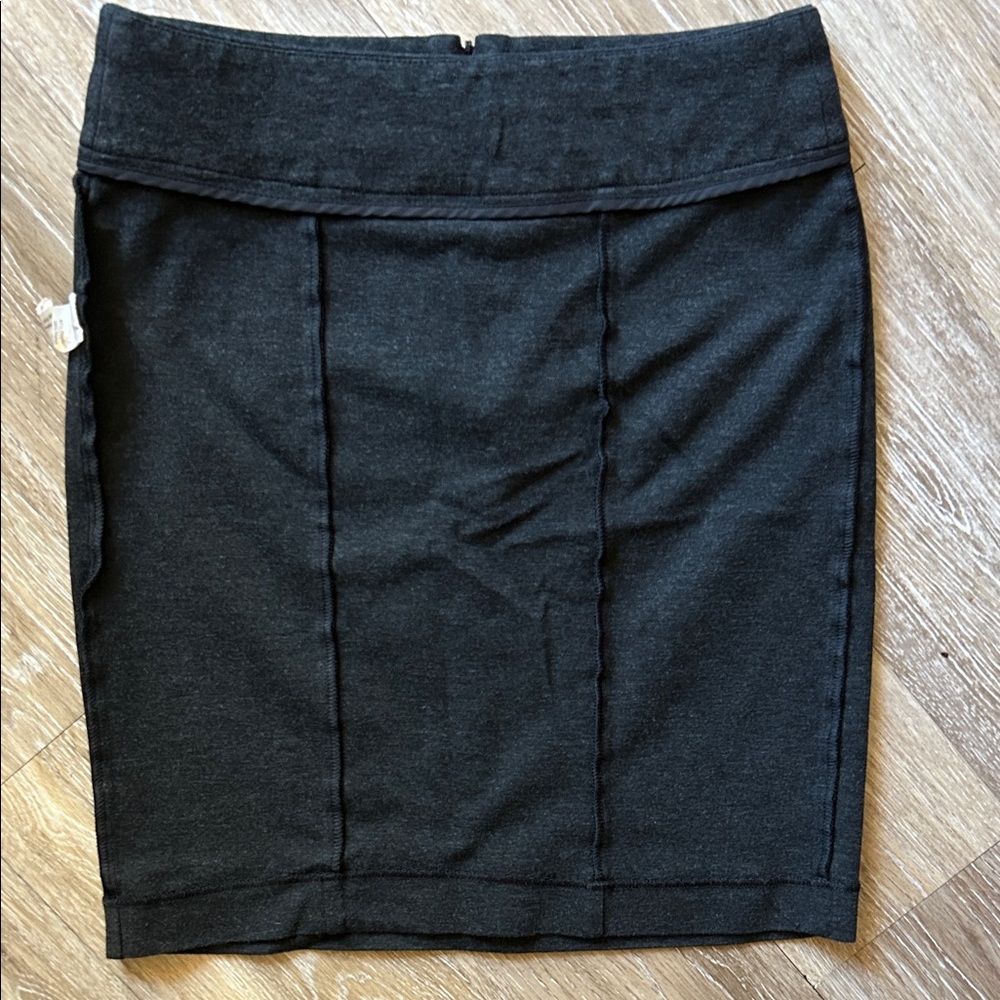 CAbi Charcoal High Waisted Skirt - Picture 6 of 8